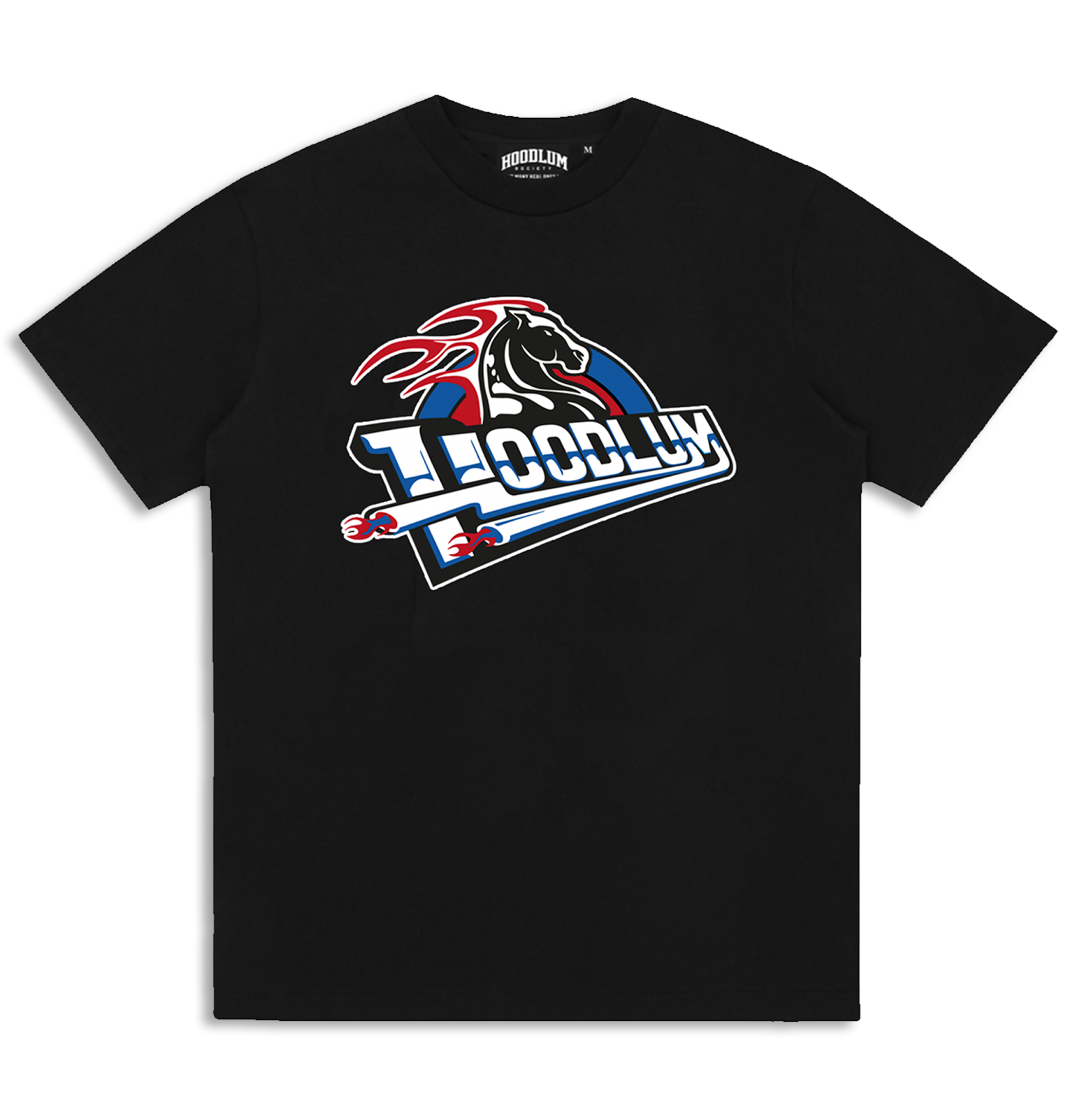 HOODLUM NBA T-SHIRT BLACK