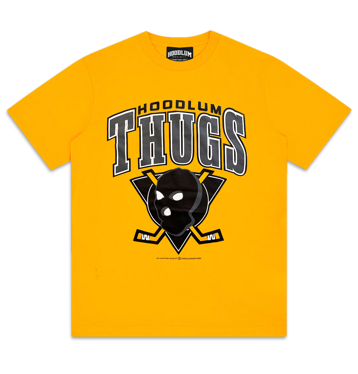 HOODLUM THUGS NHL T-SHIRT YELLOW