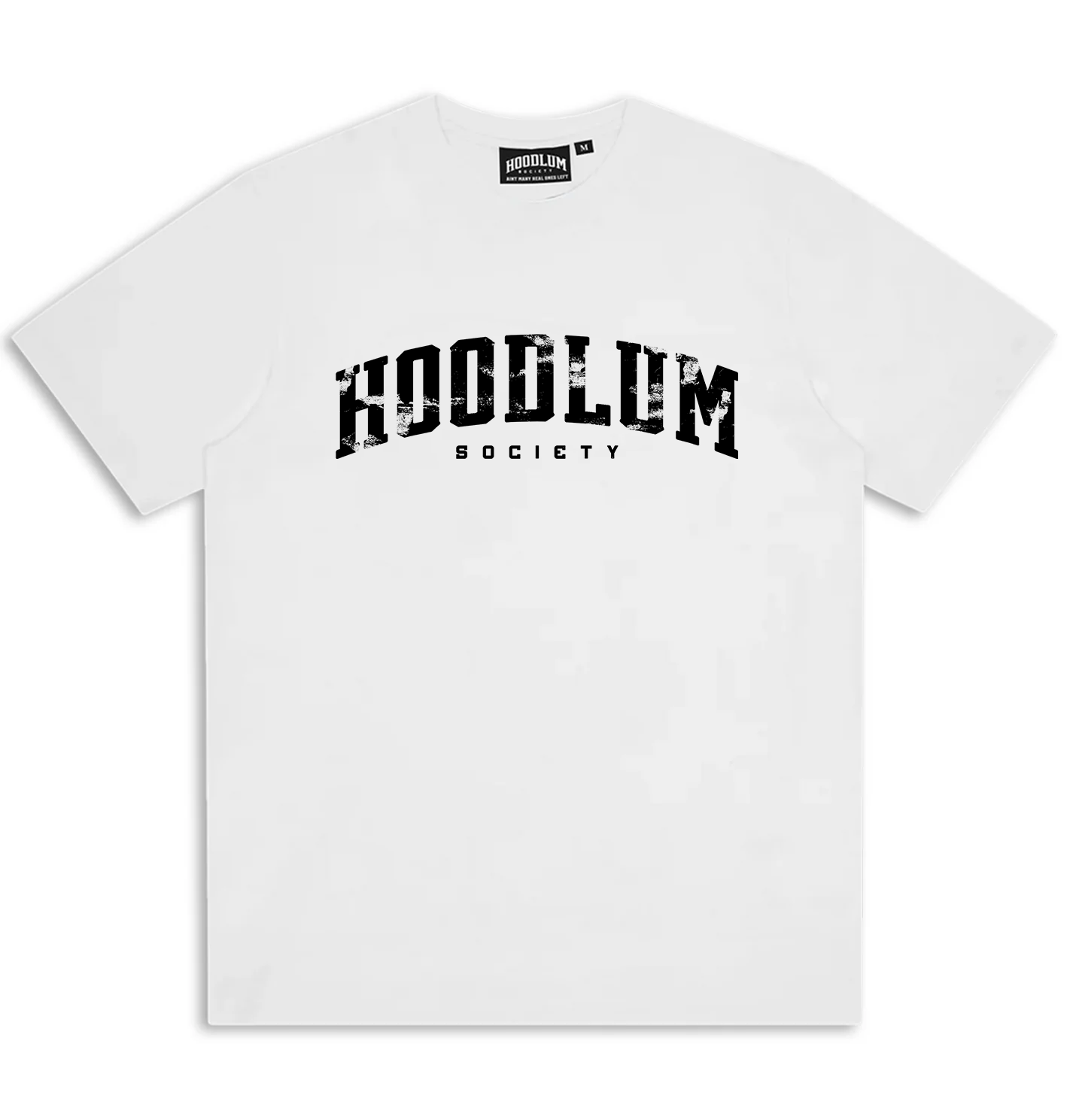 DISTRESSED WHITE HOODLUM  T-SHIRT