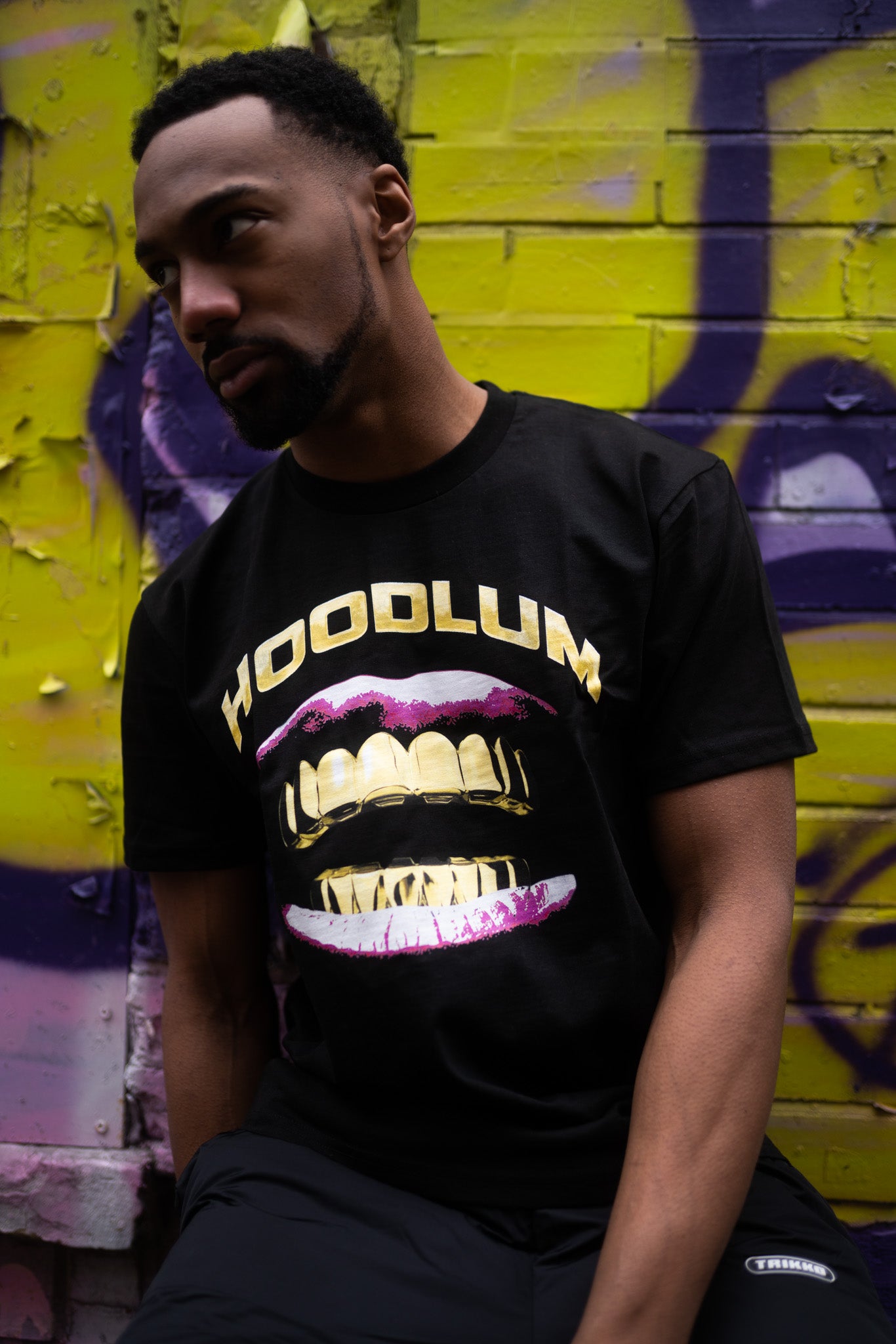 HOODLUM GOLD GRILLZ T-SHIRT