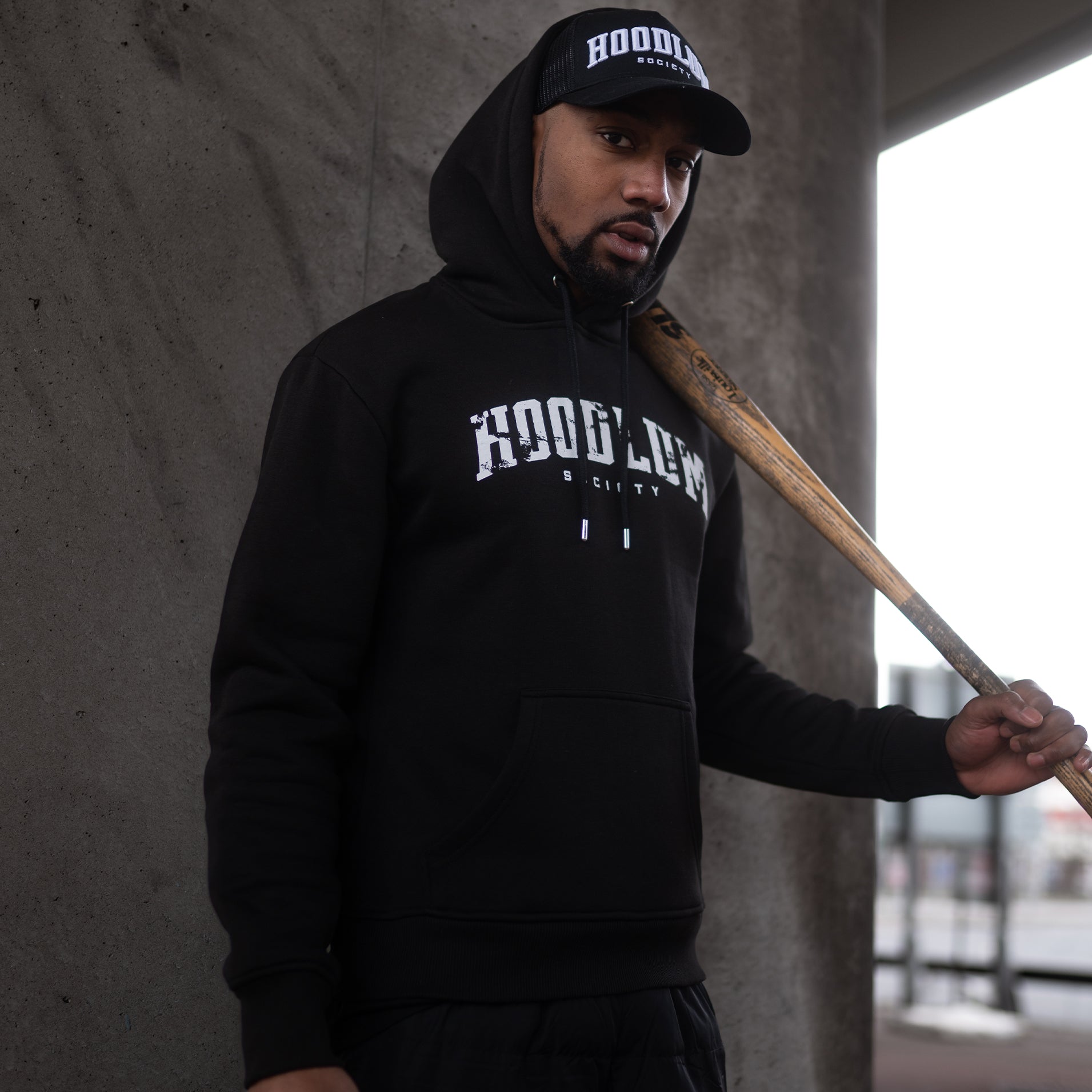 Hoodlum Core Black Hoodie